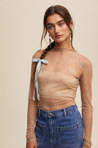 Sheer Layers in Beige