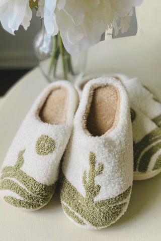 Cactus Landscape Slipper