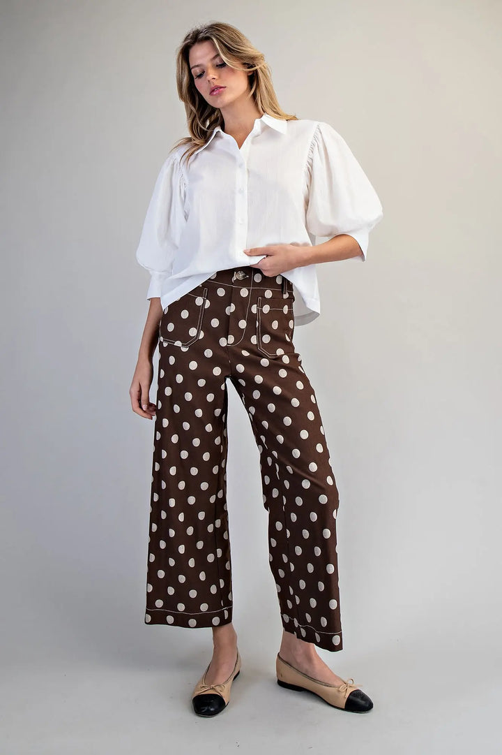 Brownie Polka Dot pants