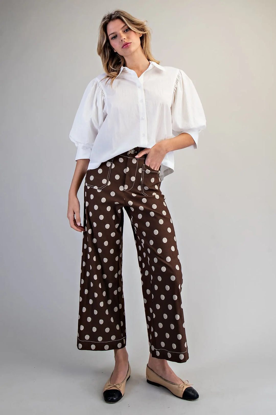 Brownie Polka Dot pants