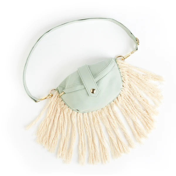 Cotton and Linen Fringe Fanny Bum Bag