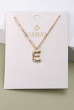 Bubble Initial Necklace