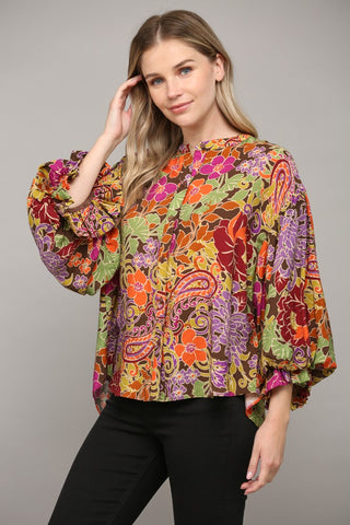 Fall Floral Top