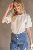 Heart Textured Top