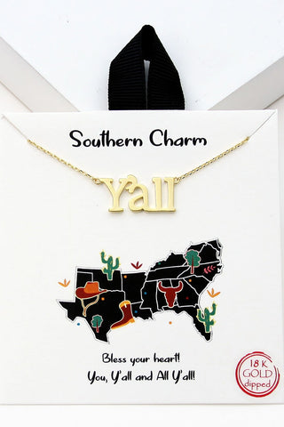 Y'all Necklace
