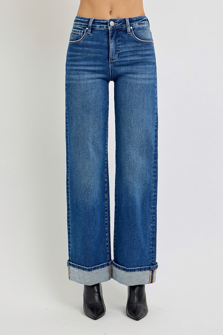 Blue jeans with a white background