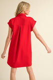 Red Knit Dress