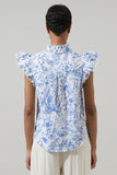 Eve Floral Dacey Button Up Top