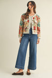 Jacquard Jacket in Stone