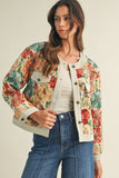 Jacquard Jacket in Stone
