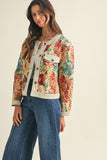 Jacquard Jacket in Stone