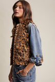 Faux Leopard Vest