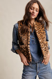 Faux Leopard Vest