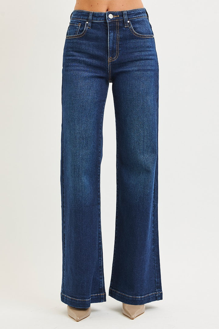 High Rise Wide Leg Jeans