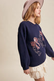 Horse Shoes and Sequins Sweater