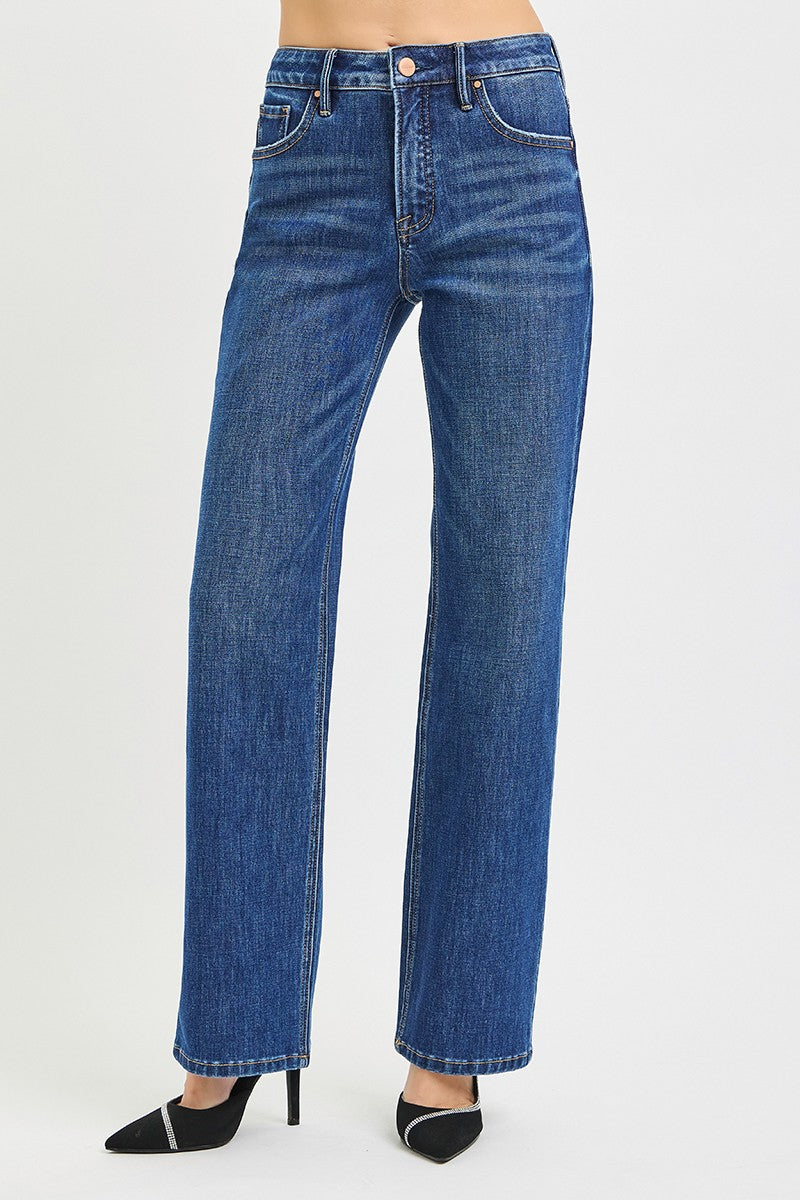 Blue jeans on a white background