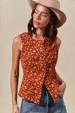 Floral Vest