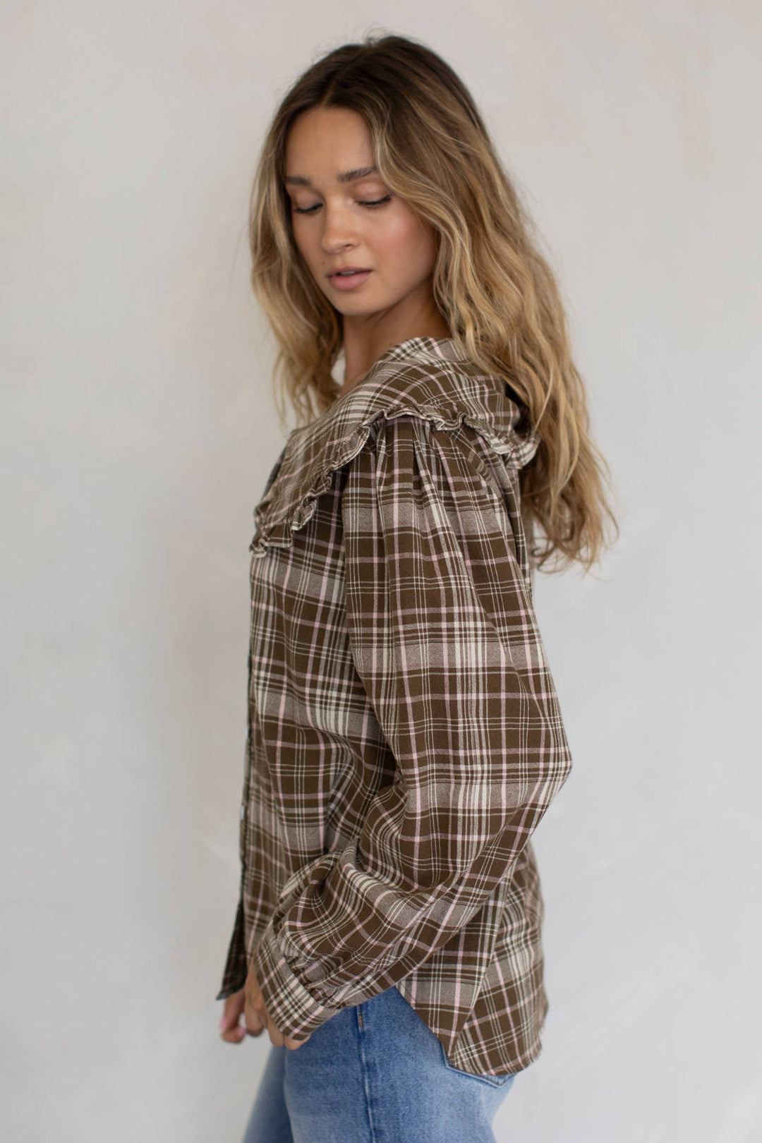 Ren Top Plaid
