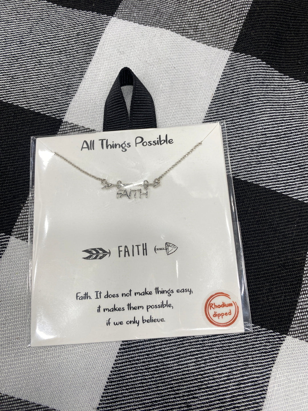 All Things are Possible necklace