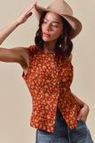 Floral Vest