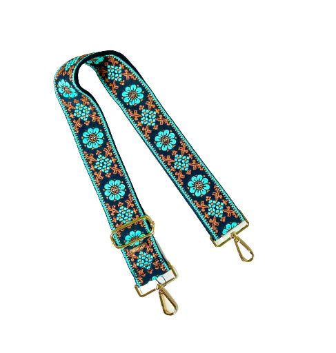 Guitar Straps Gold Western