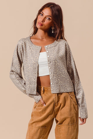 Vintage Leopard Cardigan