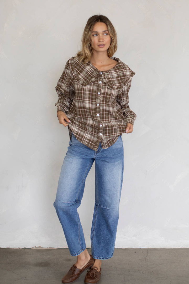 Ren Top Plaid