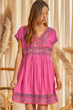 Nikki Dress in Hot Pink