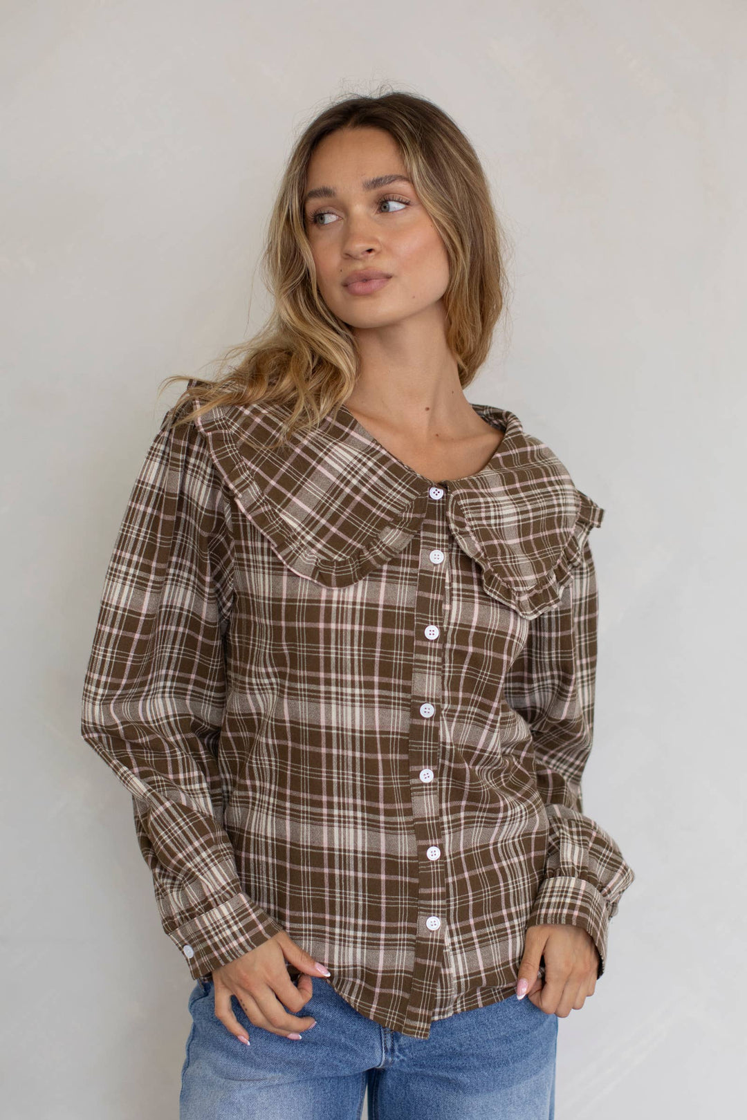 Ren Top Plaid