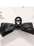 Black Bow Clip