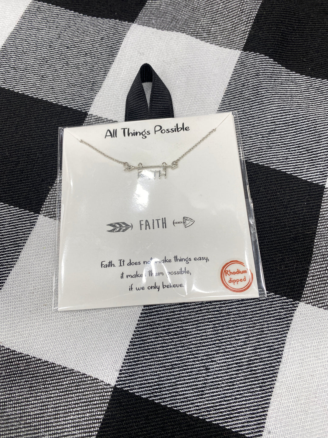 All Things are Possible necklace