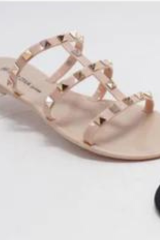 Joanie Sandals in Nude