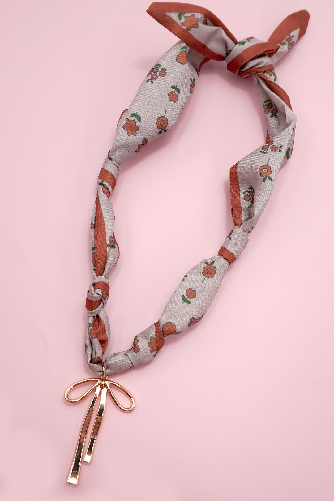 Scarf Necklace Heart Wrap