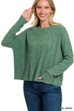 Ribbed Dolman Sweater