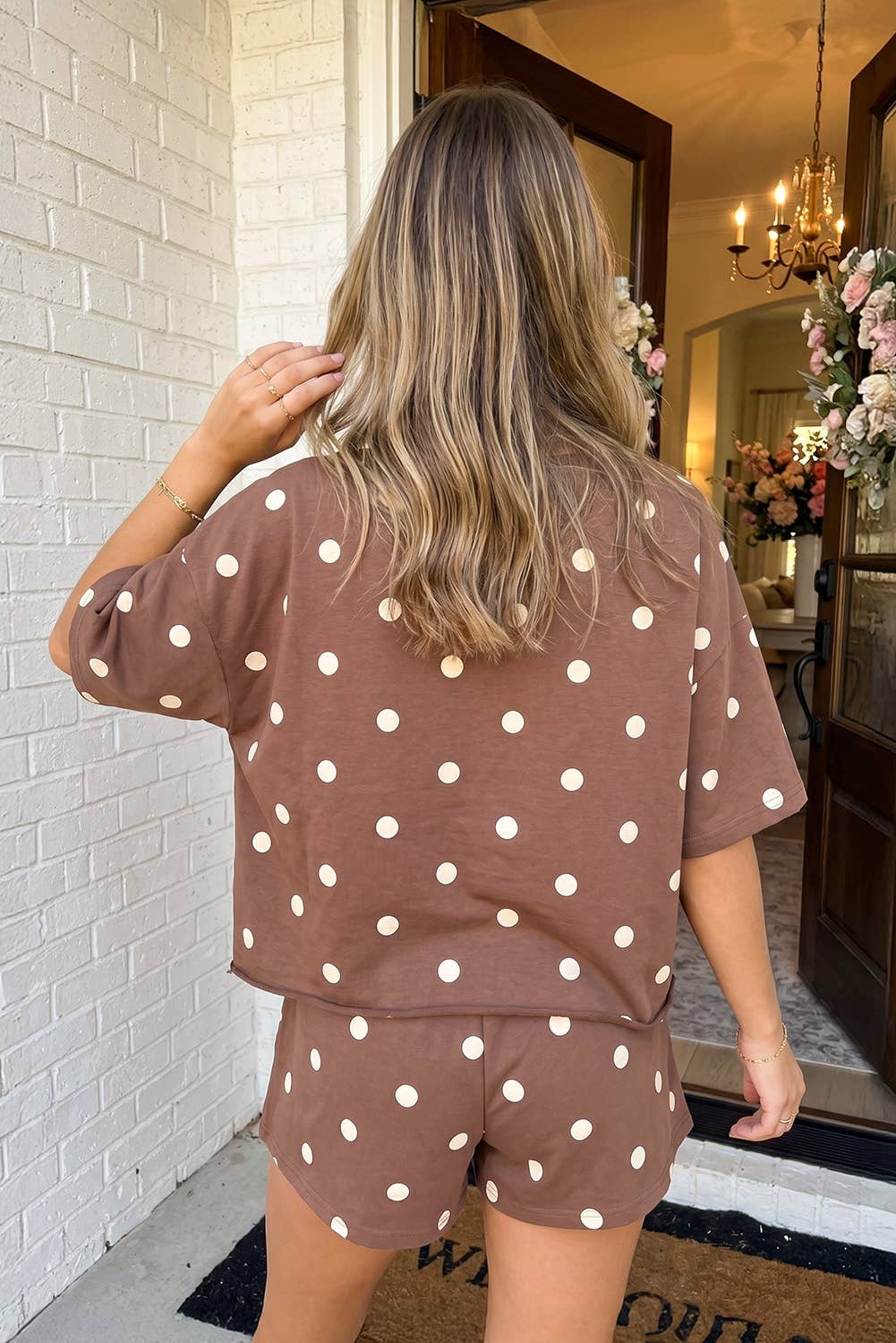 Polka Dot Skort Set