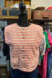 The Striped Vest in Red