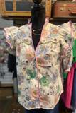 Ecru Floral Top