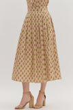 Floral and Ecru Skirt