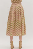 Floral and Ecru Skirt