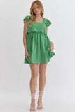 Spring and Ruffles in Green