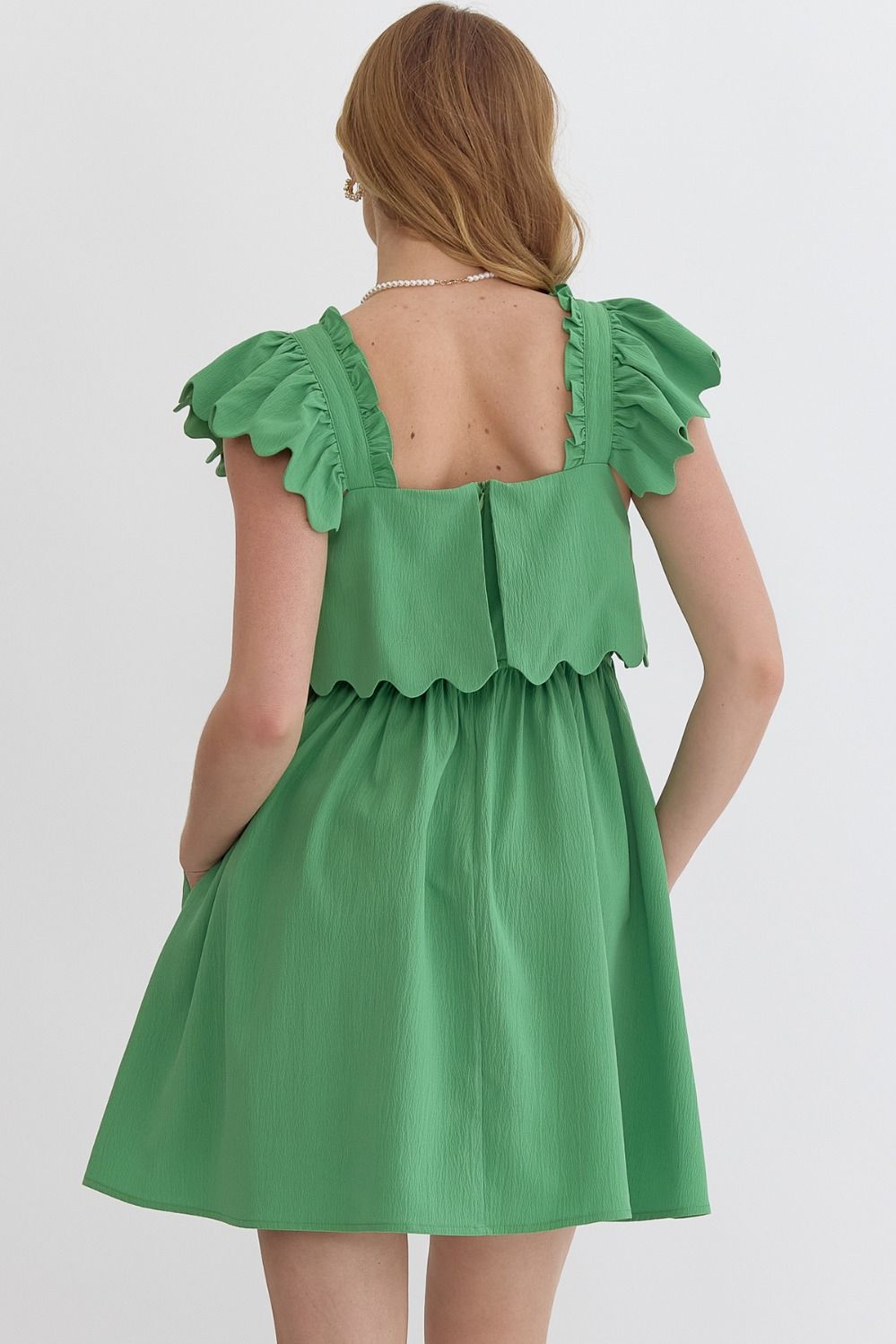 Spring and Ruffles in Green