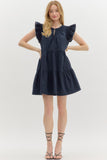 Navy Short Dress
