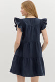 Navy Short Dress