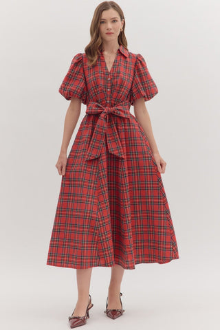 The Perfect Christmas Dress in Red