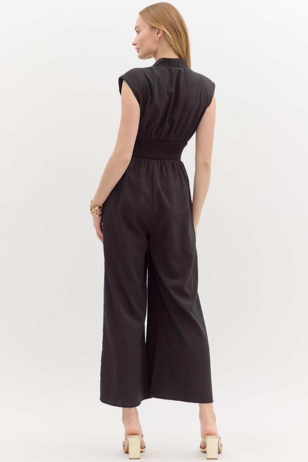 The Black Jumpsuit V-Neck