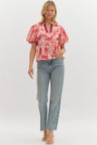 Abstract Print Top