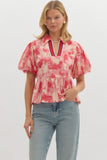 Abstract Print Top