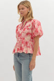 Abstract Print Top