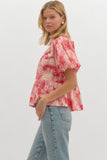 Abstract Print Top