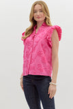 The Husband Approved Top in Hot Pink